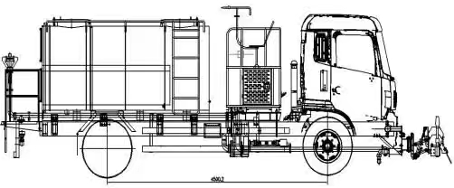 東風天錦型道路清洗車