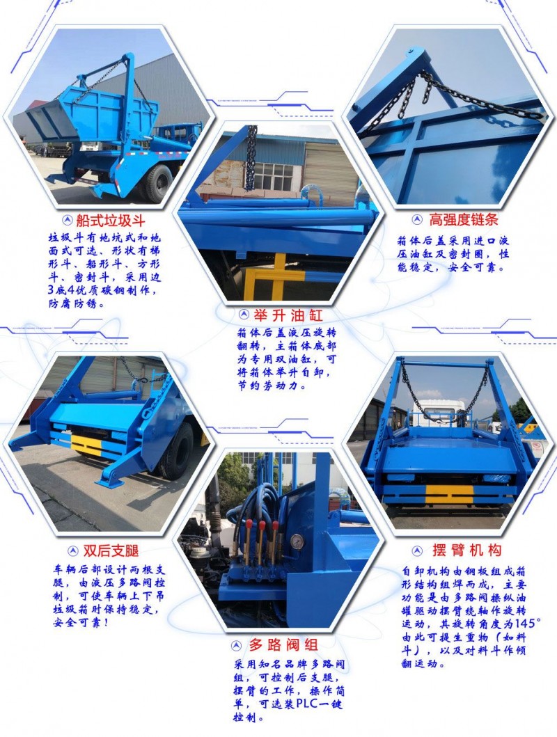 東風(fēng)專底10方擺臂垃圾車