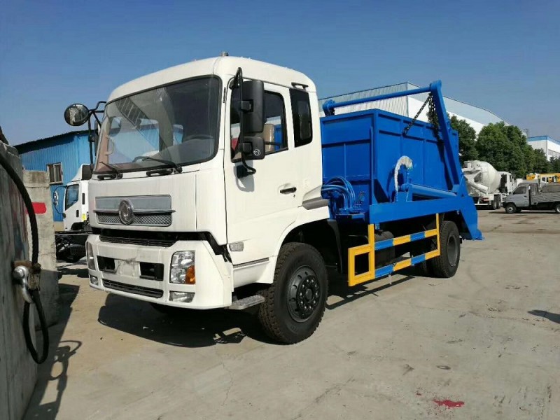 東風天錦10-12方擺臂垃圾車