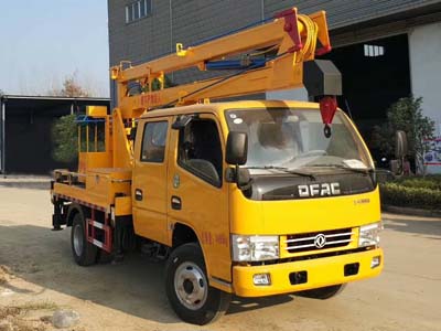 東風多利卡雙排12米藍牌高空作業車圖片